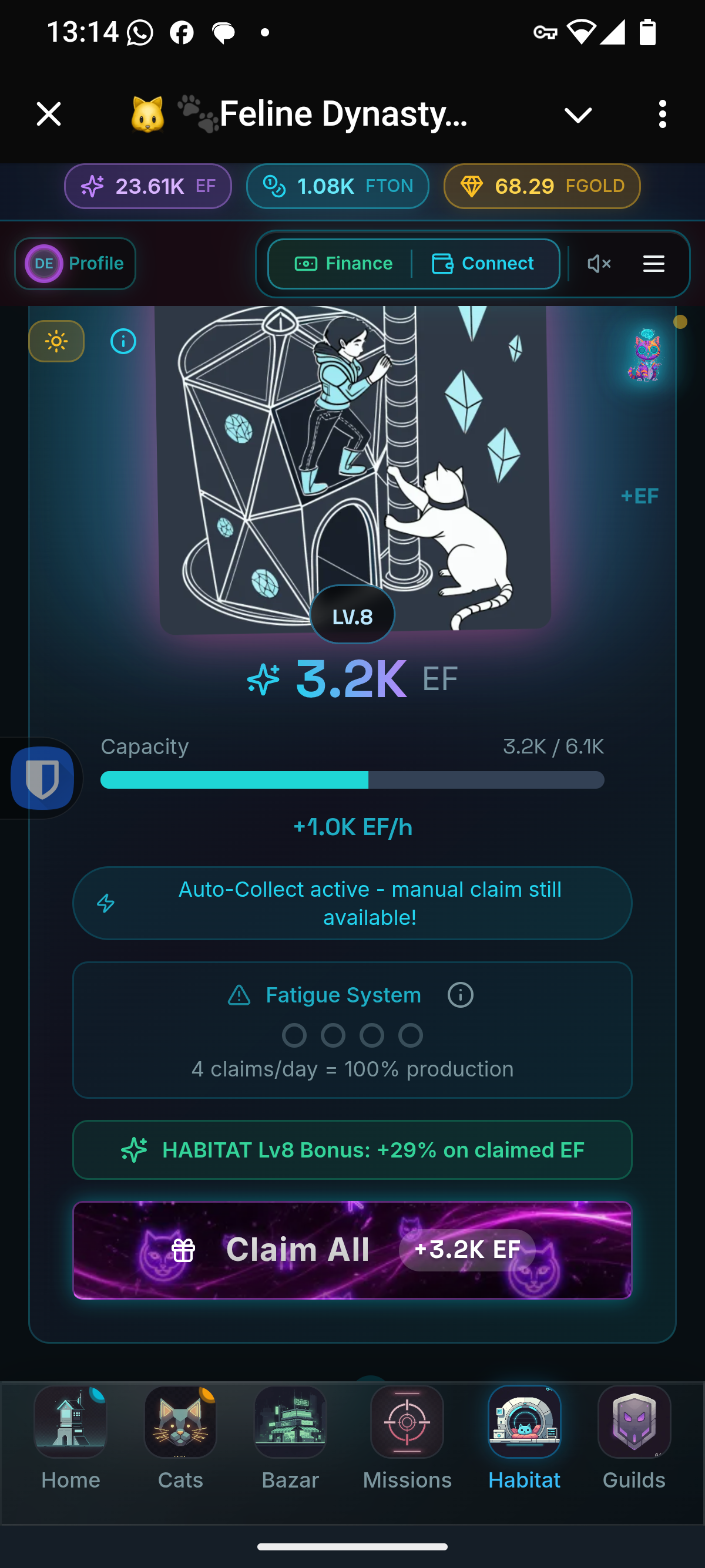 Habitat - Claim +3.2K EF